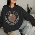 Asap As Slow As Possible Bradipo Camicia Da Notte Uomini Donne Women Sweatshirt Regalos para ella