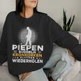 With Beep Buddeln Metal Detector Sondel Probe Goer S Sweatshirt Frauen Geschenke für Sie