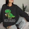 Beer Dinosaur Beer Saufen Party Beer Drinker Saying Sweatshirt Frauen Geschenke für Sie