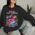 With Bin Da Kann Losgehen Es Escaliert Eh Flamingo Kreuzfahrt Sweatshirt Frauen Geschenke für Sie