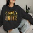 Birthday Queen African Birthday American Afro Girls Women Women Sweatshirt Gifts for Her