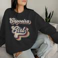 Capoeira Girlintage Retro Arti Marziali Donna Women Sweatshirt Regalos para ella