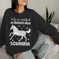 Cavalli Cavalcatrice Cavallo Equitazione Ragazza Bambina Women Sweatshirt Regalos para ella