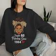 Chapter 60 Fabulous Since 1964 60Th Birthday Leopard Women Sweatshirt Gifts for Her