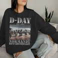 D-Day 80Th Anniversary Normandy D-Day Omaha Beach 1944 Women Sweatshirt Regalos para ella
