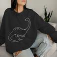 Dinosaur Girls Dino Long Neck Cute Sweatshirt Frauen Geschenke für Sie