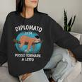 Diplomato 2024 Studentessa Liceo Superiori Diplomato 2024 Women Sweatshirt Regalos para ella