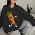 Divertente Dabbing Carota Regalo Carino Amante Delleerdure Uomini Donne Women Sweatshirt Regalos para ella