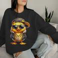 Duckling Rapper Cute Duckling Rapper Sweatshirt Frauen Geschenke für Sie