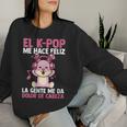 El K-Pop Me Hace Feliz Kpop Musik Cuello Sudadera Mujer Regalos para ella