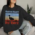 Football Slogan Hinten Kackt Die Duck Sweatshirt Frauen Geschenke für Sie