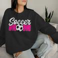 Fußballspieltag Soccer Mom Muttertag Mama Sweatshirt Frauen Geschenke für Sie