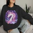 Geburtstag 7 Einhorn Mädchen Einhorn Outfit 7 Geburtstag Sweatshirt Frauen Geschenke für Sie