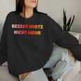 With German Beer Sauf Malle Besser Wirtz Nicht Mehr German Beer Sauf Malle German Langu Sweatshirt Frauen Geschenke für Sie