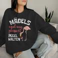 Girls Egal Was Passed Pegel Halten Flamingo Jga Party S Sweatshirt Frauen Geschenke für Sie