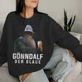 Gönndalf The Blue Beer Drinker Saufen Beer Sweatshirt Frauen Geschenke für Sie