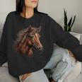 Horse Foal Girls Horse Rider Idea Sweatshirt Frauen Geschenke für Sie