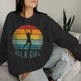 Hulahoop Hullern Hula Girl Hoola Hop Training Women's Hoopen Sweatshirt Frauen Geschenke für Sie