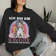 Ich Bin Die Große Schwester Schwewister Girls' Unicorn Sweatshirt Frauen Geschenke für Sie