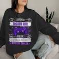 Ich Bin Ein Zocker Girl I'm A Gamer Sweatshirt Frauen Geschenke für Sie