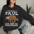 Ich Bin Nicht Faul Energy-Saving Mode Sloth Slogan Sweatshirt Frauen Geschenke für Sie