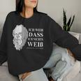 Ich Weiß Dass Ich Nichts Weiß Socrates Philosoph Teacher Sweatshirt Frauen Geschenke für Sie