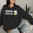 Liebevoll Lieberoll Alcohol And Beer Sweatshirt Frauen Geschenke für Sie