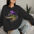 Mardigator Mardi Gras Alligator Costume Mardi Gras Women Sweatshirt Gifts for Her