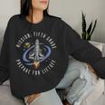 Mission Fifth Grade Space Rocket Back To School Vi Women Sweatshirt Gifts for Her