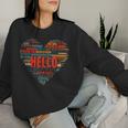 Multilingual Teacher Hello In Different Languages Women Sweatshirt Gifts for Her