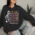 Music Teacher Kid National Hispanic Heritage Month Women Sweatshirt Gifts for Her