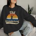 Old Butterfly Hand Retro Tennis Sweatshirt Frauen Geschenke für Sie