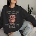 Owl Owls Are Sweet I Am Sweet Sweatshirt Frauen Geschenke für Sie