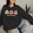 Pantasmas Ghost Cute Ghost Fall For Girls Women Sweatshirt Gifts for Her
