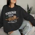 Pensionär 2024 Nicht Mehr Problem Sloth S Sweatshirt Frauen Geschenke für Sie