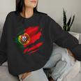 Portugal Portuguese Clothing Portugal Women's Sweatshirt Frauen Geschenke für Sie