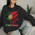 Portuguese Flag Women's Children's Portugal Sweatshirt Frauen Geschenke für Sie