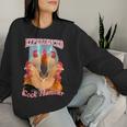 Professional Rooster Handler Chicken And Rooster Sweatshirt Frauen Geschenke für Sie