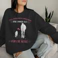 Reiter Horse Dog Dirt Sweatshirt Frauen Geschenke für Sie