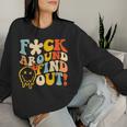 Retro Groovy Fuck Around And Find Out Fafo Sayings Women Sweatshirt Gifts for Her