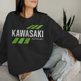 Retrointage Kawasaki Green City For Or Women Sweatshirt Frauen Geschenke für Sie