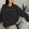 Sarcastico Meme Antisociale Ansia Sociale Politica Women Sweatshirt Regalos para ella