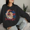 Serbian Girl Serbia Woman Serbs Flag Sweatshirt Frauen Geschenke für Sie