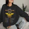 Spqr Ancient Rome Julius Caesar Roman History Sweatshirt Frauen Geschenke für Sie