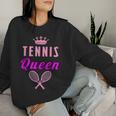 Tennis Queen Ragazze Women Sweatshirt Regalos para ella