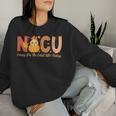 Thanksgiving Nicu Nurse Caring For The Cutest Little Turkey Women Sweatshirt Gifts for Her