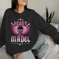 Women's Heavy Girls Metal Fan Rocker Biker Sweatshirt Frauen Geschenke für Sie