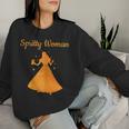 Women's Spritty Woman Beer Alcohol Saufen Trinkerin Malle Jga Saying Sweatshirt Frauen Geschenke für Sie