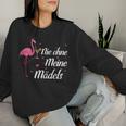 Women's Wine Sparkling Wine Prosecco Saufen Flamingo Nie Ohne Meine Girls Sweatshirt Frauen Geschenke für Sie