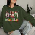 Ballet Dancer Christmas Dance Merry Dancemas Teacher Women Sweatshirt Gifts for Her